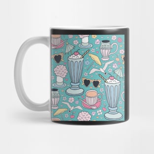 French Riviera of the 50s, dense Mug